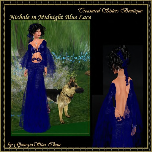 GSC Nichole in Midnight Blue Lace