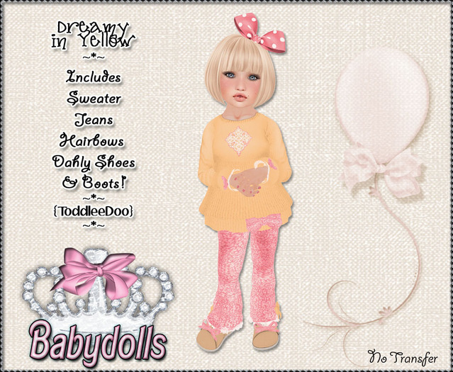 {BB} Dreamy in yellow - Toddleedoo Outfit