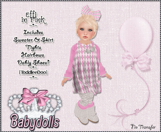 {BB} Effi in pink - Toddleedoo Outfit