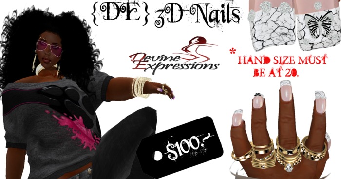 {DE} 3D Crinkle Blk&Wht Frnch Sud*BOXED*