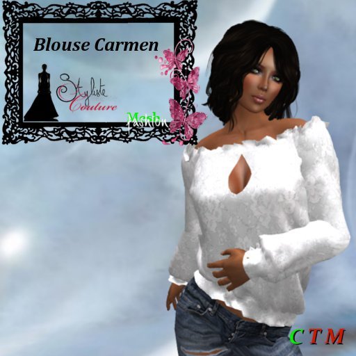 Blouse Blanche Brodee