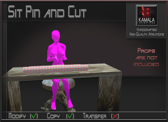 Chores Crafts  *Sit Pin and Cut* Copyable Poseball