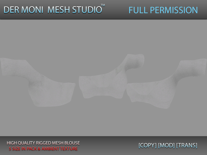 DER MONI FULL PERMISSION RIGGED BLOUSE 4