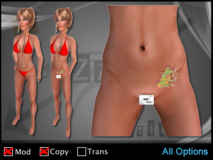 ZAW - Tattoo Alligator Pelvis Z1