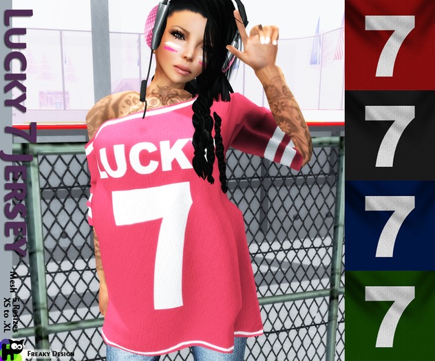 FreakyDesign - Lucky 7 Jersey Blue