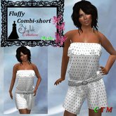 Fluffy Creme Pois Vert