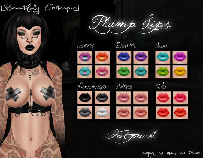 [Beautifully Grotesque] Plump Lips Natural