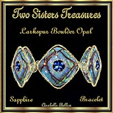 TST - LARKSPUR BOULDER OPAL SAPPHIRE BRACELET YG
