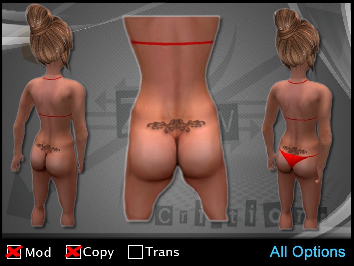 ZAW - Tattoo Tribal Lombar Z1