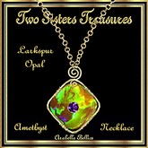 TST - LARKSPUR OPAL AMETHYST NECKLACE YG