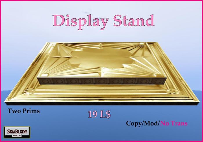 Display Stand (Gold)