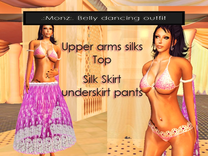 .:Monz:.Belly dancing silk outfit