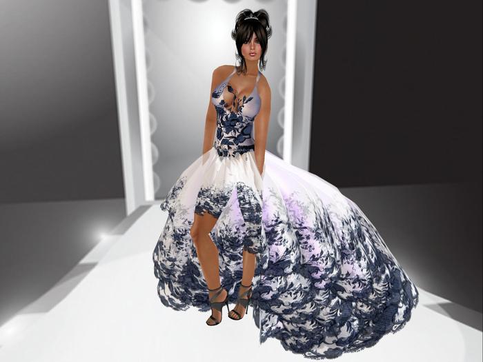 Zennya's Closet Summer Breeze Blue Gown