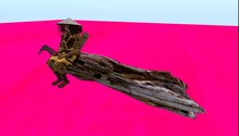 wood kludge 13.02.13.C sculpted log prim full perms copymod fun