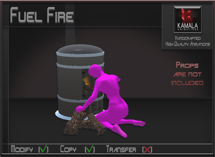 Chores House  *Fuel Fire* Copyable Poseball