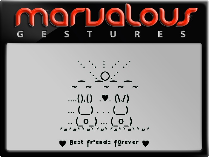 BEST FRIENDS FOREVER GESTURE