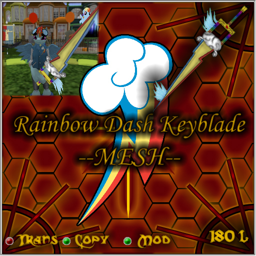 Rainbow Dash Keyblade