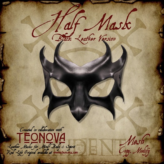 Trident Half Mask [Black],[Box]