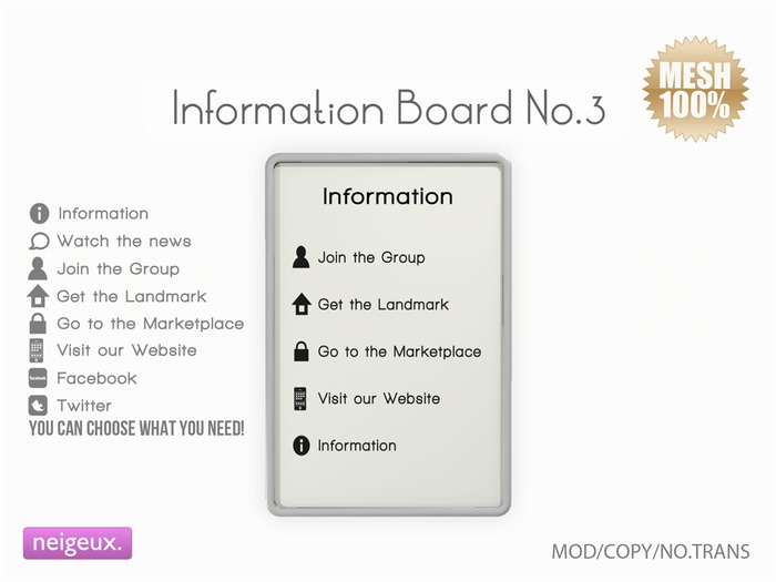 :neigeux: Information Board No.3