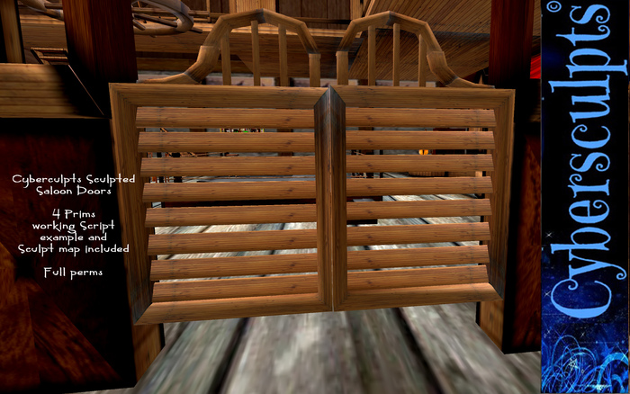 Cybersculpts Saloon Doors