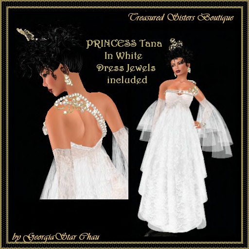 GSC Princess Tana White Gown