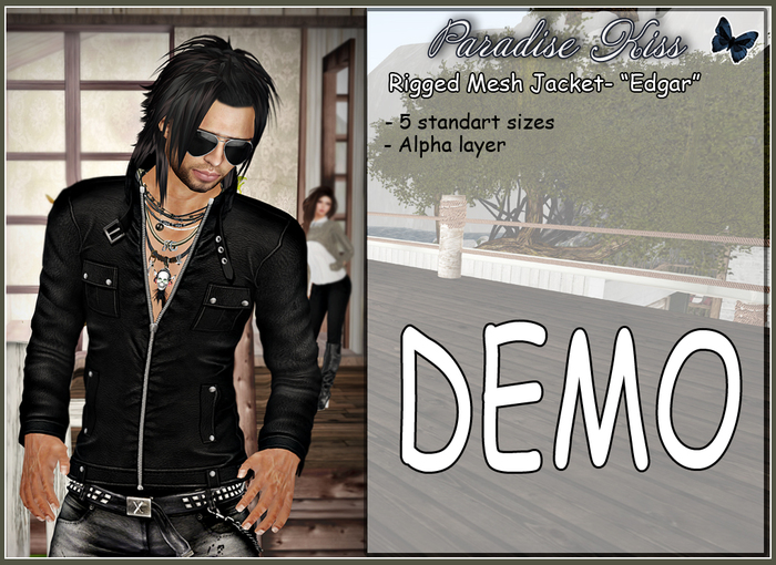{Paradise Kiss} Edgar-Rigged Mesh Jacket-DEMO