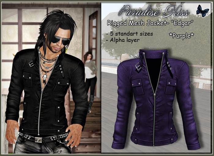 {Paradise Kiss} Edgar Jacket-Purple