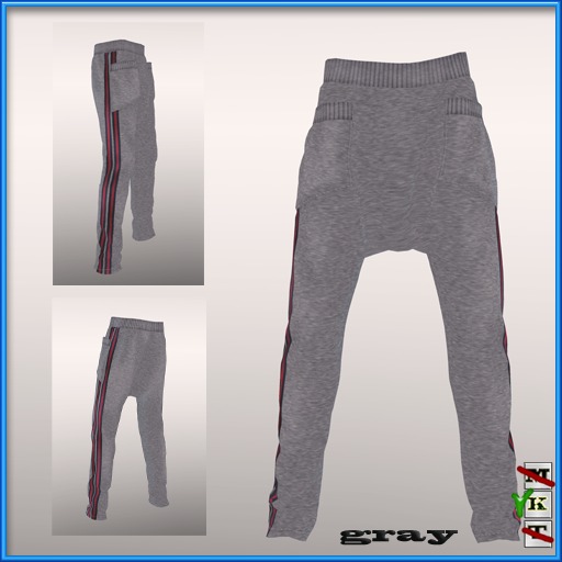 ::: EhR :::_ Mesh _ Sport Pants for Men (Grey)
