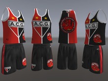 ATLETICO GO regata + shorts torcedor (MESH) boxed