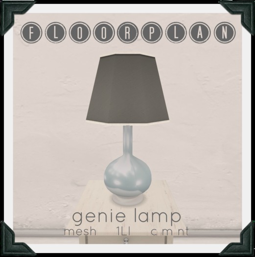 floorplan. genie lamp [ boxed ]