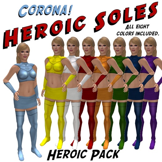 [HS]: Corona Costume: Heroic Pack