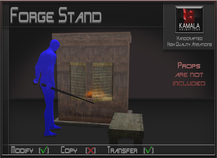 Chores Trades  *Forge Stand* Transferable Poseball