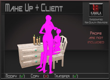 Chores Trades  *Make Up Artist + Customer* Transferable Poseballs