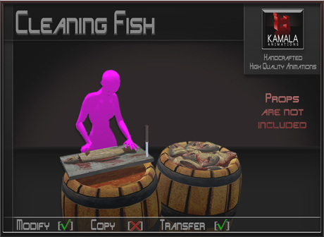 Second Life Marketplace - Chores Trades *Cleaning Fish* Transferable