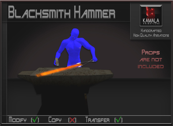 Chores Trades  *Blacksmith Hammer* Transferable Poseball