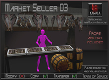 Chores Trades *Market Seller 03* Animations for Builders
