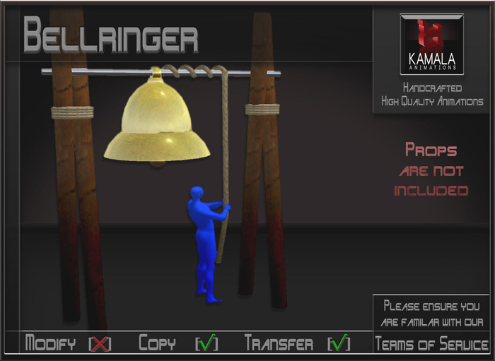 Chores Trades *Bell Ringer* Animations for Builders