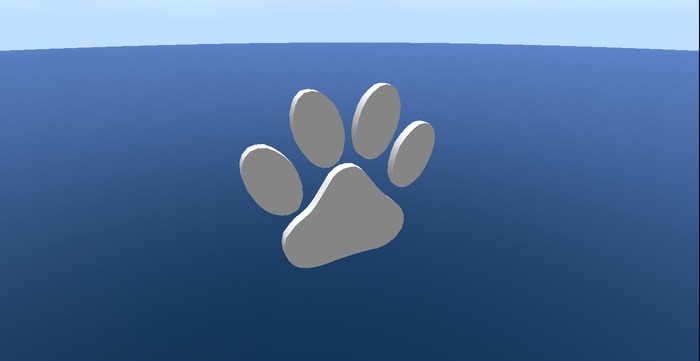 Paw Tile Mesh