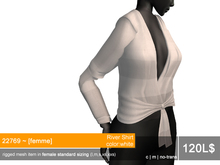 22769 ~ [femme] River Shirt White
