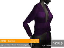 22769 ~ [femme] River Shirt White