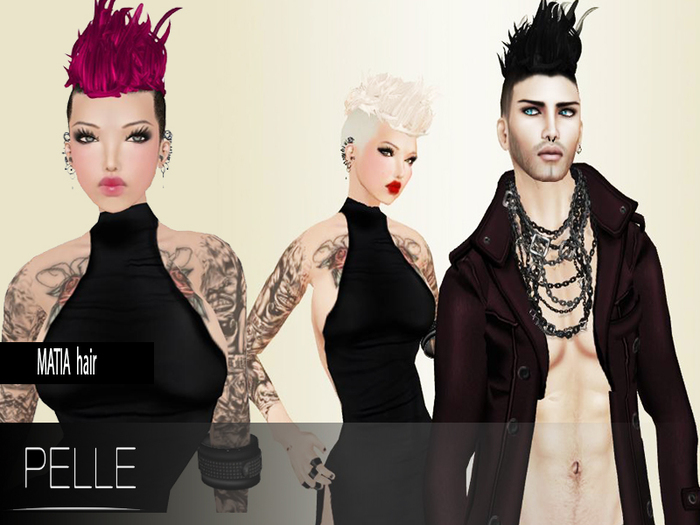 Pelle - MATIA HAIR UNISEX STYLE FUXIA