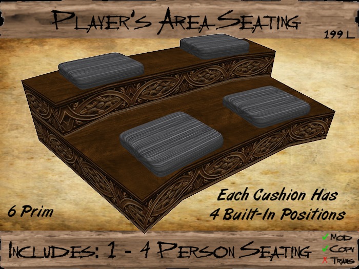 Player's Area Audience Seating