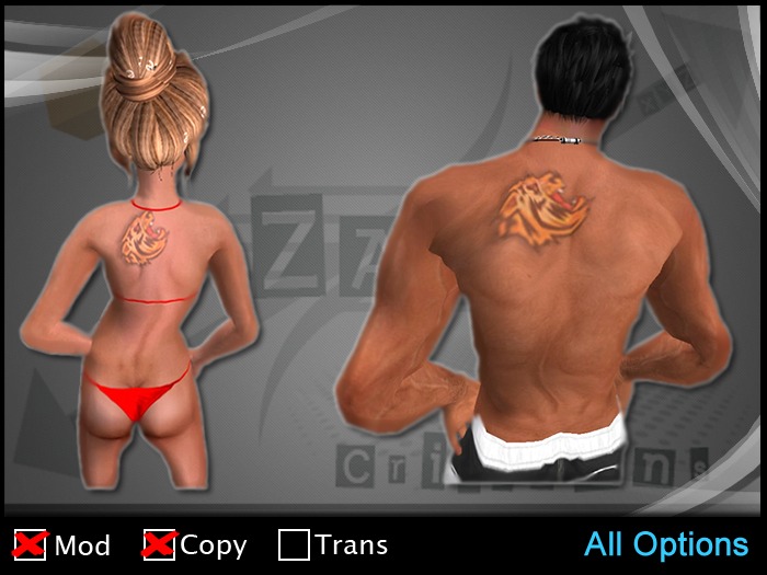 ZAW - Tattoo Lion Beck Z1