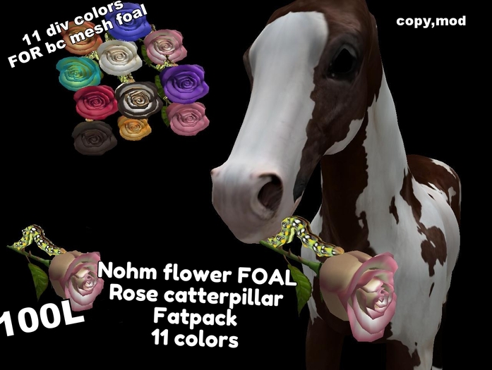 (TC)Nohm rose,catterpillar Fatpack 11 colors(BC mesh FOAL)