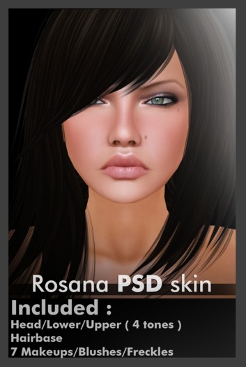 Rosana PSD skin template