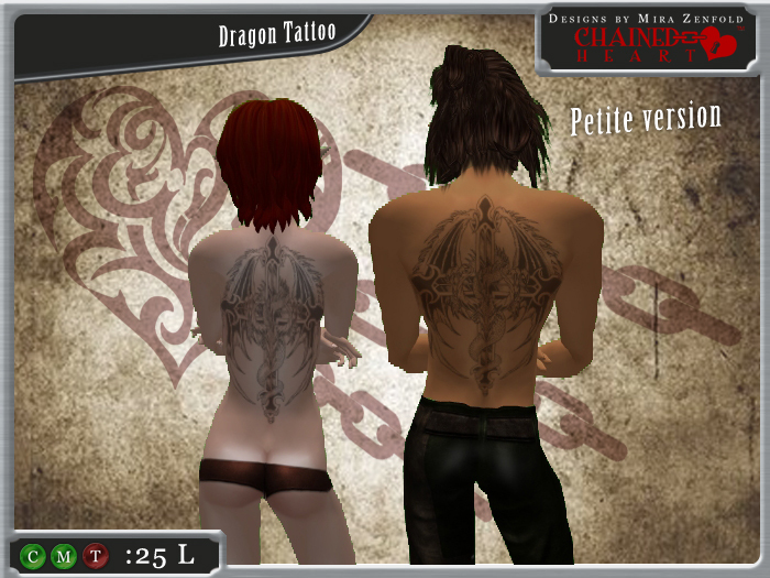 Ch's Dragon Tattoo petite