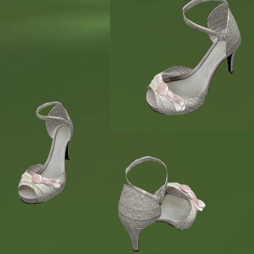 Mesh_Bridal Shoes GIFT Mesh