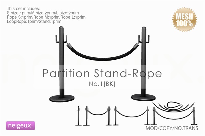 :neigeux: Partition Stand-Rope No.1[BK]