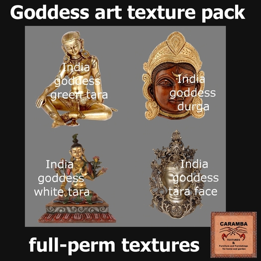 India - Goddess art (texture pack)