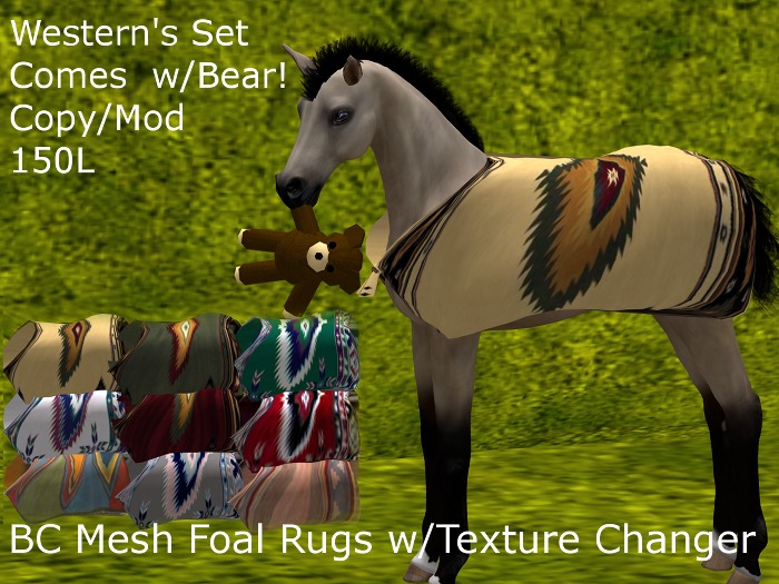 (DD&DE) BC/MFoal Rug w/Texture Changer (Western's)